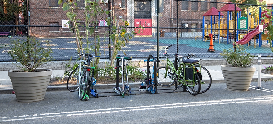 Bike corral top